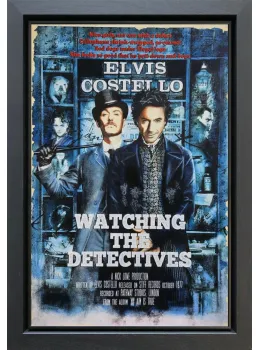 Watching The Detectives - ReMovied - Original - Black Framed