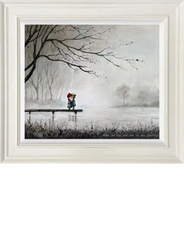 We Love Everything - Original - Cream Framed