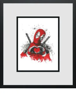 Who's On My Naughty List! - Miniature - Black Framed