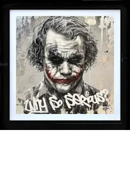 Why So Serious? - Original - Black Framed