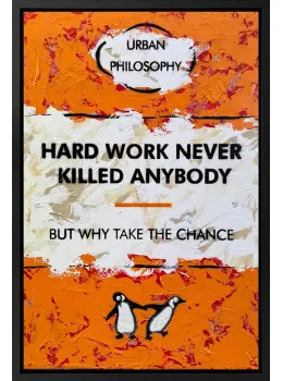 Why Take The Chance - Original - Framed