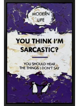 You Should Hear The Things I Don't Say - Original - Framed