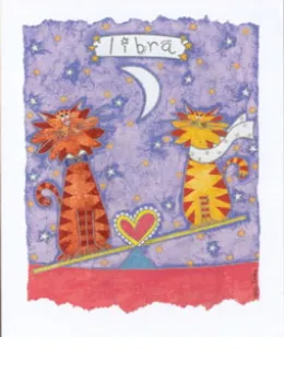 By Light Of Moon - Libra - Set 2 - Mounted