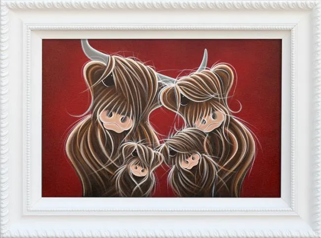 Fa-moo-ly Portrait - Framed Fa-moo-ly Portrait - Framed