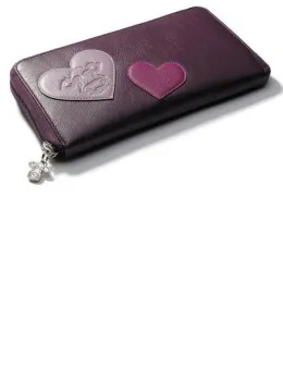Leather Purse - Purple - Other