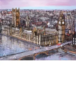 Late Afternoon Westminster - Box Canvas