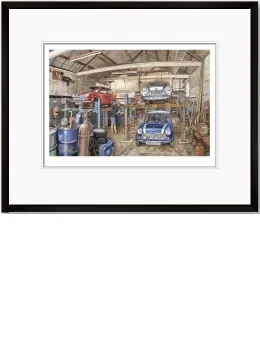 Three Of A Kind - Black Framed
