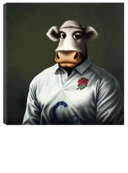 Rugby Bull - Box Canvas