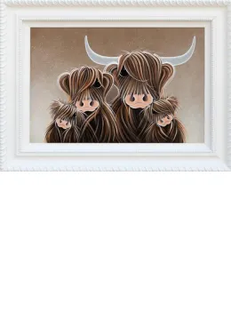 Four Moosketeers - Framed
