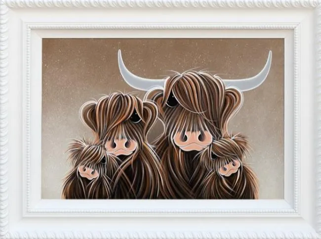 Four Moosketeers - Framed