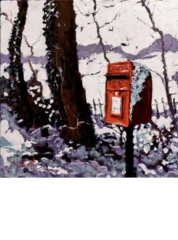 Snowy Post Box - Board Only