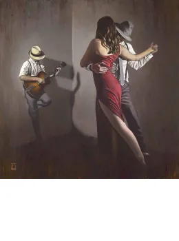 Hes Playing Our Song - Canvas With Slip