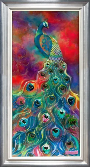 Peacock Feathers - Framed Peacock Feathers - Framed