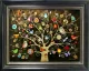 Tree Of Life - Gold - Framed