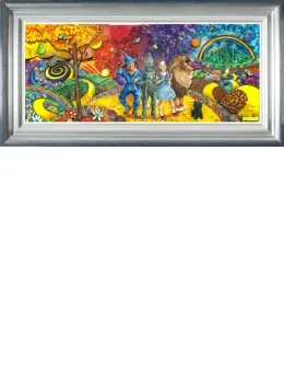 The Journey To Emerald City - Wizard Of Oz - Framed