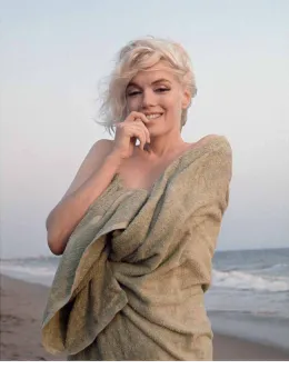 Beach Towel, Santa Monica Beach, 1962 - Mounted