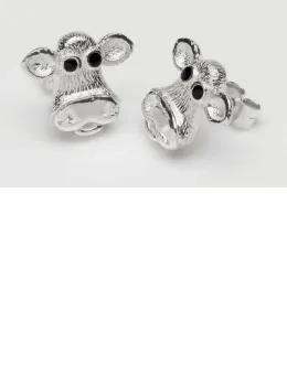 Moo - Sterling Silver Earrings - Other
