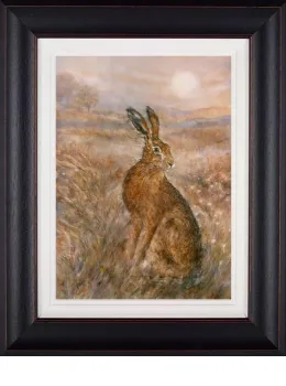 Moonlight Hare - Framed