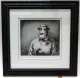 Rugby Bull Sketch - Limited Edition - Signed by Tom Croft - Black Framed