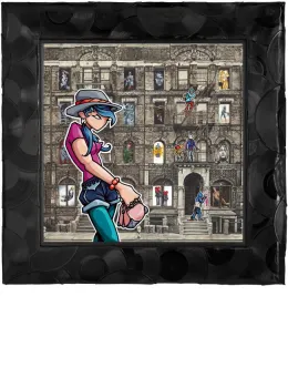 Graffiti Is Physical - Canvas - Framed