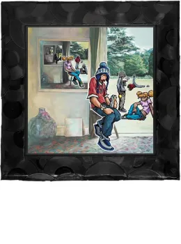 Pink Gum - Canvas - Framed