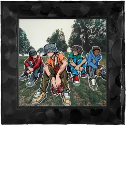 City Anthems - Canvas - Framed