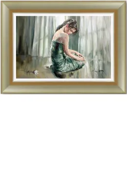 Thoughts - Gold Framed