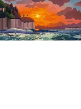 Watching the Waves Roll In - Canvas With Slip