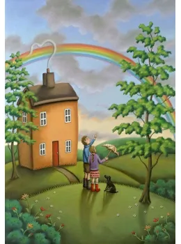 The Painted Sky - Canvas - With slip