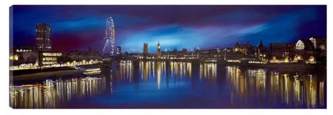 Moonlight River - Box Canvas Moonlight River - Box Canvas