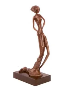 Masquerade II - Sculpture - Bronze