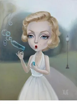Im Forever Blowing  Bubbles - Mounted