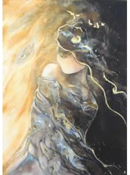 Golden Shadows II - Mounted