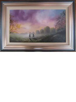 Purple Haze - Original - Framed