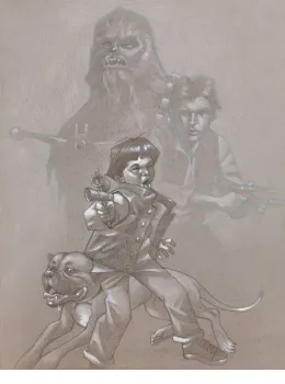 Blast Em Chewy - Sketch - Mounted