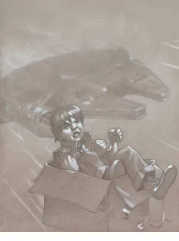 Hyperspace - Sketch - Mounted