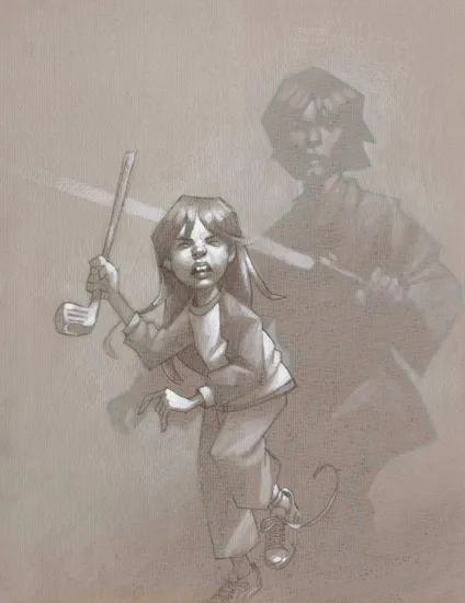 Skye Walker - Sketch - Mounted Skye Walker - Sketch - Mounted