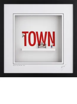 Painting The Town Red - Framed