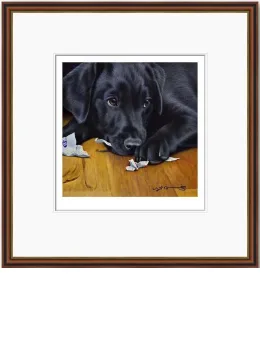 Euro Trash - Dark Wood Framed