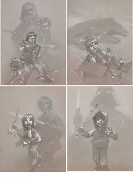 Star Wars - Sketch Collection - Mounted