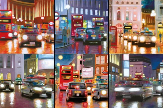 Night Time In the City - Box Canvas Night Time In the City - Box Canvas
