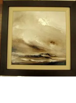 Hidden Place II - Original - Black Framed
