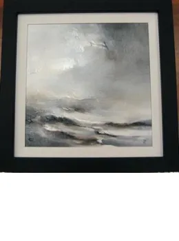 Hidden Place I - Original - Black Framed