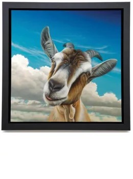 Dave - Canvas - Black Framed - Framed Box Canvas