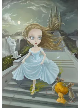 Fleeting Glance - Canvas With Slip