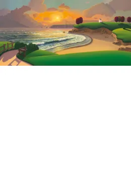 Sunset At Middle Beach - Board With Slip