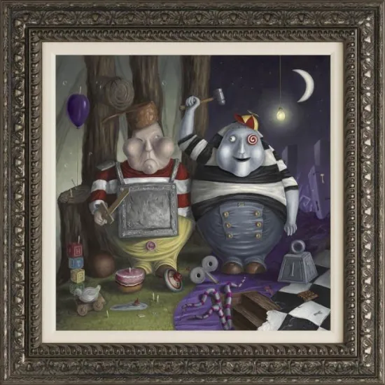 Tweedle Do And Tweedle Don't - Framed Tweedle Do And Tweedle Don't - Framed