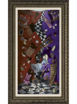 A Most Curious Way To Wonderland - Framed