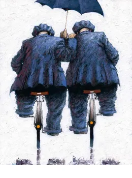 Under My Umbrella - Large - Black Framed