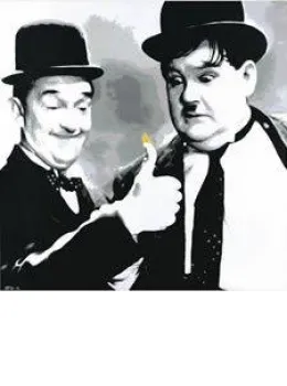 Fire Starter (Laurel and Hardy) - Mounted
